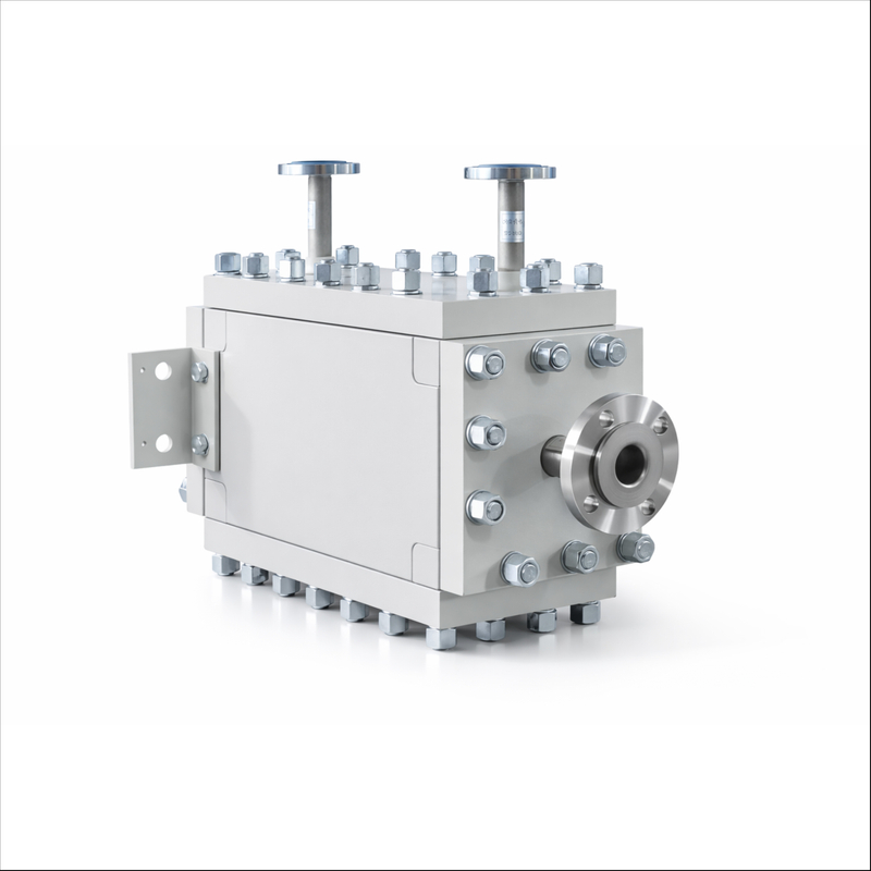 Échangeur de chaleur chimique amovible entièrement soudé sur quatre côtés
